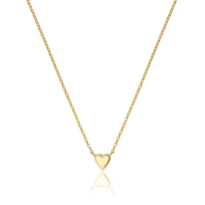 Lily & Roo Women's Gold Tiny Heart Necklace