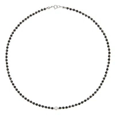 Lily & Roo Women's Silver Spinel Gemstone Choker