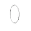 Lily & Roo Women's Silver Thin Plain Stacking Ring In Silver