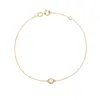 Lily & Roo Solid Gold Floating Diamond Bracelet In Gold