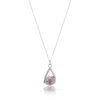 Lily & Roo Women's Sterling Silver Amethyst Birthstone Teardrop Locket In Silver