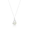Lily & Roo Women's Sterling Silver Aquamarine Birthstone Teardrop Locket In Silver