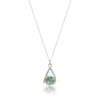 Lily & Roo Women's Sterling Silver Aventurine Birthstone Teardrop Locket In Silver