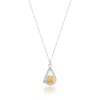Lily & Roo Women's Sterling Silver Citrine Birthstone Teardrop Locket In Silver