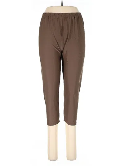 Pre-owned Lily By Firmiana Active Pants In Brown
