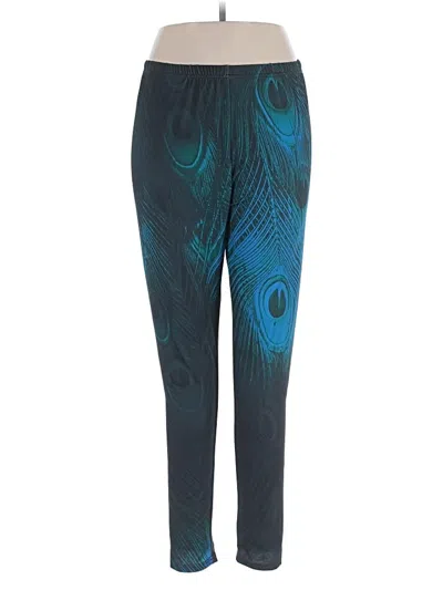 Pre-owned Lily By Firmiana Active Pants In Teal