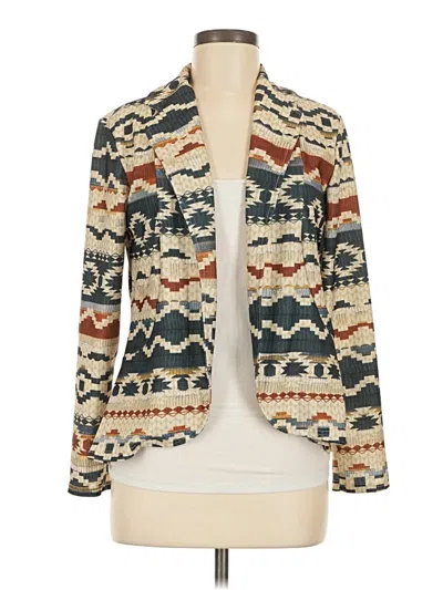 Pre-owned Lily By Firmiana Blazer Jacket In Ivory