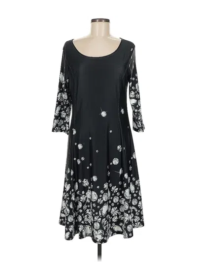 Pre-owned Lily By Firmiana Casual Dress In Black