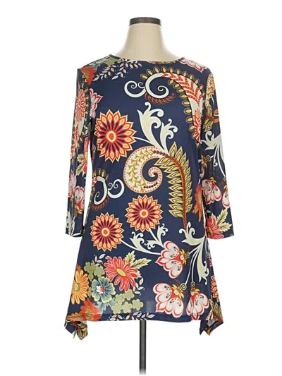 Pre-owned Lily By Firmiana Casual Dress In Blue