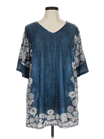 Pre-owned Lily By Firmiana Kimono In Blue