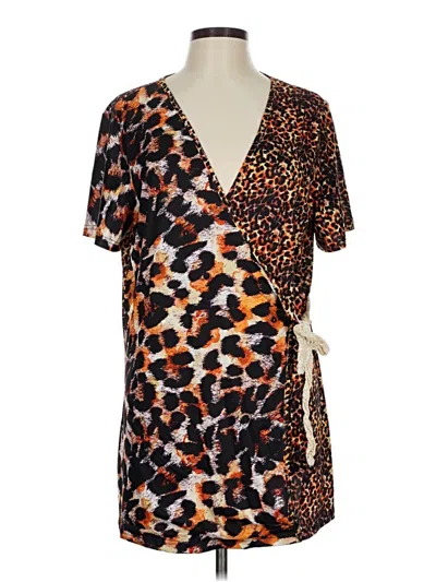 Pre-owned Lily By Firmiana Kimono In Orange
