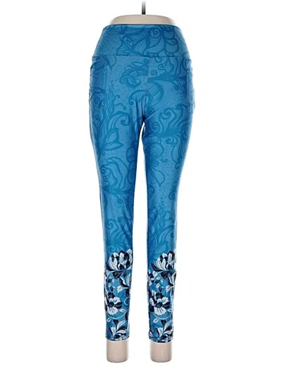 Pre-owned Lily By Firmiana Leggings In Blue