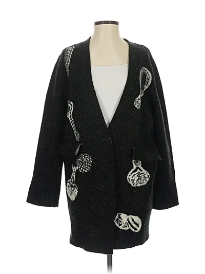Pre-owned Lily Cardigan Sweater In Black