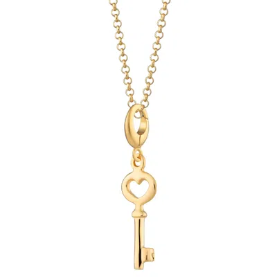 Lily Charmed Women's Gold Plated Key Charm Necklace