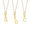 Lily Charmed Women's Gold Plated Letter Initial Charm Necklace