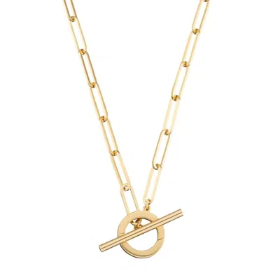 Lily Charmed Women's Gold Plated Long Link Charm Collector Necklace