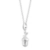 Lily Charmed Women's Sterling Silver Acorn Charm Necklace