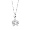 Lily Charmed Women's Sterling Silver Angel Wings Charm Necklace