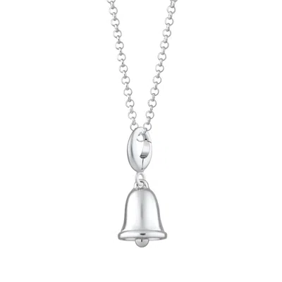 Lily Charmed Women's Sterling Silver Bell Charm Necklace