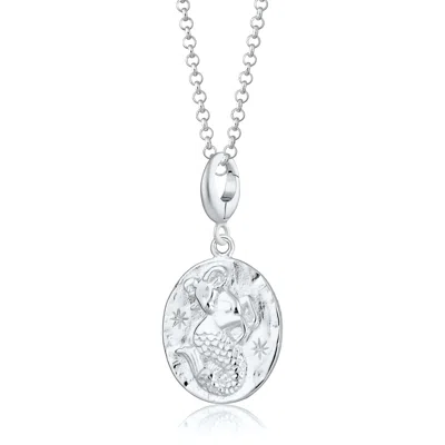 Lily Charmed Women's Sterling Silver Capricorn Zodiac Charm Necklace - Star Sign Necklace