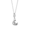 Lily Charmed Women's Sterling Silver Croissant Charm Necklace