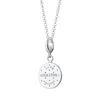 Lily Charmed Women's Sterling Silver Digestive Biscuit Charm Necklace