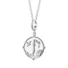 Lily Charmed Women's Sterling Silver Goddess Of Love Aphrodite Charm Necklace In Silver