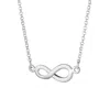Lily Charmed Women's Sterling Silver Infinity Necklace In Silver