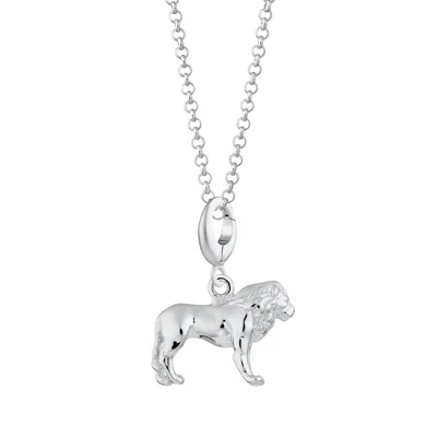 Lily Charmed Women's Sterling Silver Lion Charm Necklace