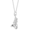 Lily Charmed Women's Sterling Silver Mermaid Charm Necklace