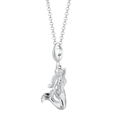 Lily Charmed Women's Sterling Silver Mermaid Charm Necklace