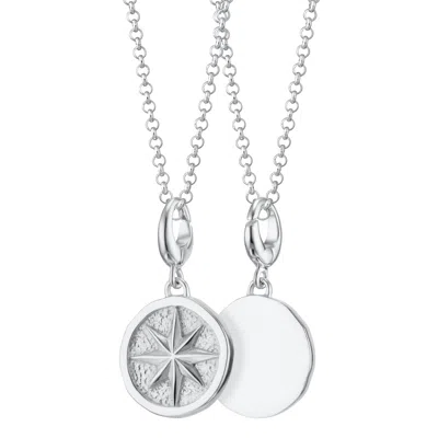 Lily Charmed Women's Sterling Silver North Star Charm Necklace