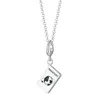 Lily Charmed Women's Sterling Silver Passport Charm Necklace
