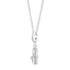 Lily Charmed Women's Sterling Silver Scroll Graduation Charm Necklace