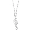 Lily Charmed Women's Sterling Silver Seahorse Charm Necklace