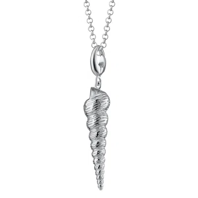 Lily Charmed Women's Sterling Silver Spire Shell Charm Necklace