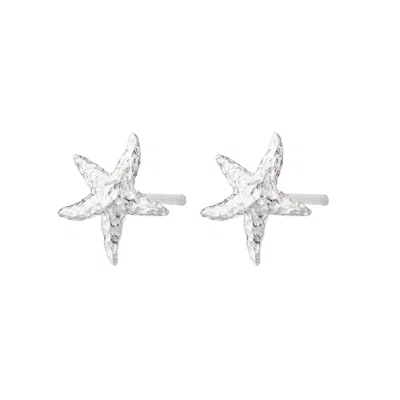 Lily Charmed Women's Sterling Silver Starfish Stud Earrings