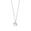 Lily Charmed Women's Sterling Silver T-bar Charm Collector Necklace