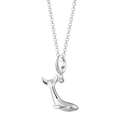Lily Charmed Women's Sterling Silver Whale Charm Necklace