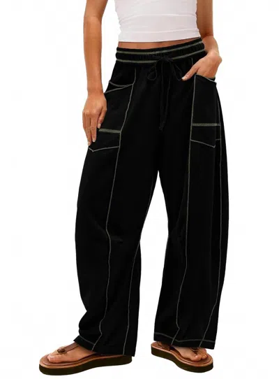 Lily Clothing Drawstring Sweatpants In Black