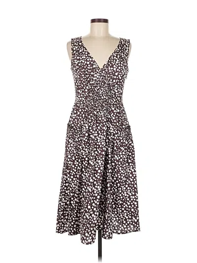 Pre-owned Lily Cocktail Dress In Brown