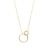 Lily Flo Jewellery Women's 14k Solid Gold Serendipity Circles Necklace