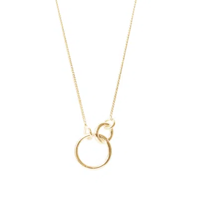 Lily Flo Jewellery Women's 14k Solid Gold Serendipity Circles Necklace