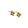 Lily Flo Jewellery Women's Aurora Cluster Studs Gold With Diamonds In Gold