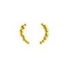 Lily Flo Jewellery Women's Aurora Orbit Earrings Solid Gold In Gold