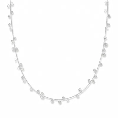 Lily Flo Jewellery Women's Cluster Of Stars Silver Necklace