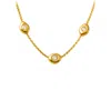 Lily Flo Jewellery Women's Gold Aurora Nugget Diamond Necklace In Gold