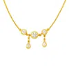 Lily Flo Jewellery Women's Gold Cascade Diamond Drop Necklace In Gold