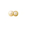 Lily Flo Jewellery Women's Gold Entre Nous Pearl Stud In Gold
