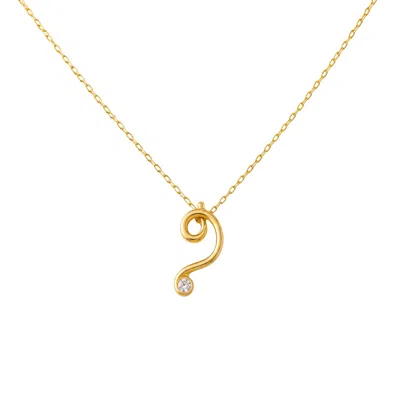Lily Flo Jewellery Women's Gold Good Thing We Kept Going Diamond Necklace